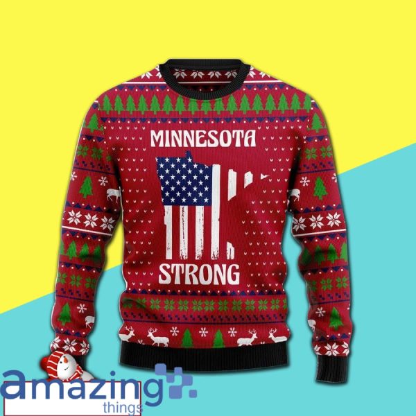 Minnesota Strong Christmas Knitting Pattern Christmas Ugly Sweater