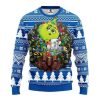 MLB Los Angeles Dodgers Grinch Hug Christmas Ugly Sweater