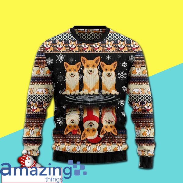 Pembroke Welsh Corgi Christmas Knitting Pattern Christmas Ugly Sweater