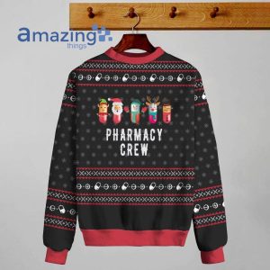 Pharmacy Crew Christmas Knitting Pattern Ugly Sweater For Men And Women
