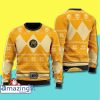 Power Ranger Yellow Christmas Ugly Sweater