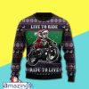 Riding Motor Christmas Knitting Pattern Christmas Ugly Sweater