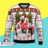Samoyed Red Truck Knitting Pattern Christmas Ugly Sweater