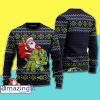 Santa Dinosaur Triceratops Christmas Knitting Pattern Christmas Ugly Sweater