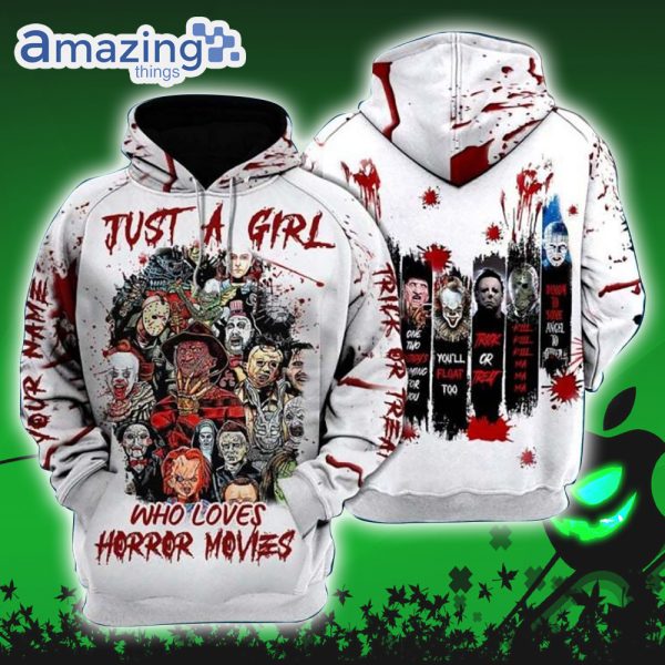 Scary Friends Halloween 3D Hoodie For Men Women