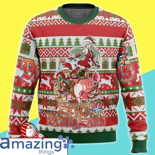 Seven Deadly Sins Ugly Christmas Sweater Sweatshirt Gift For Christmas