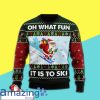Skiing Oh What Fun Christmas Knitting Pattern Christmas Ugly Sweater