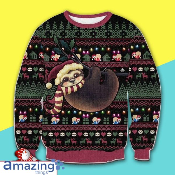Sloth Christmas Knitting Pattern Christmas Ugly Sweater