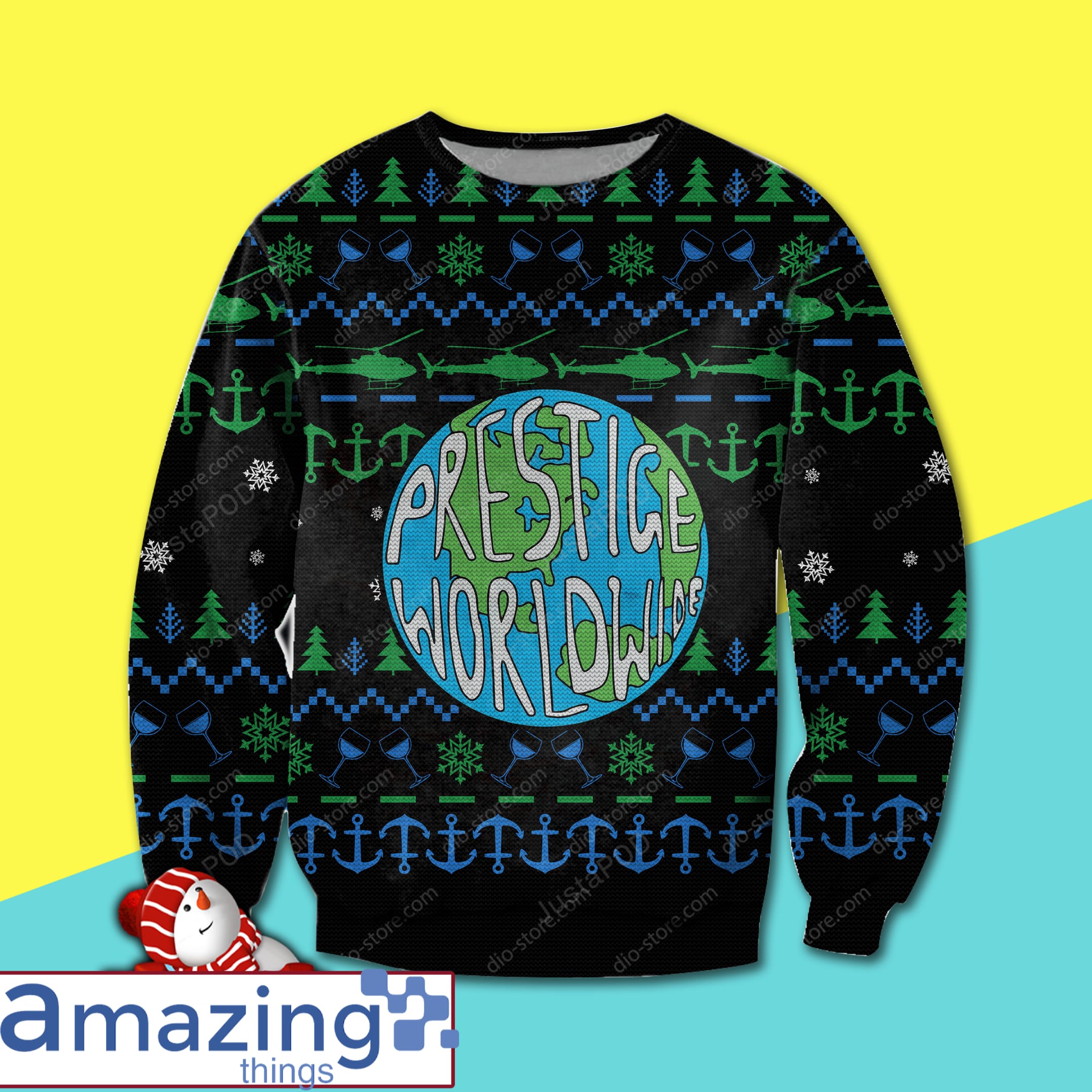 Step Brothers Ugly Christmas Sweater All Over Print Sweatshirt