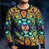 Sugar Skull Halloween Adult Ugly Christmas Sweater All Over Print Sweatshirt