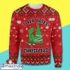 T-Rex Hates Christmas Red Special Pattern Ugly Christmas Sweater AOP Shirt