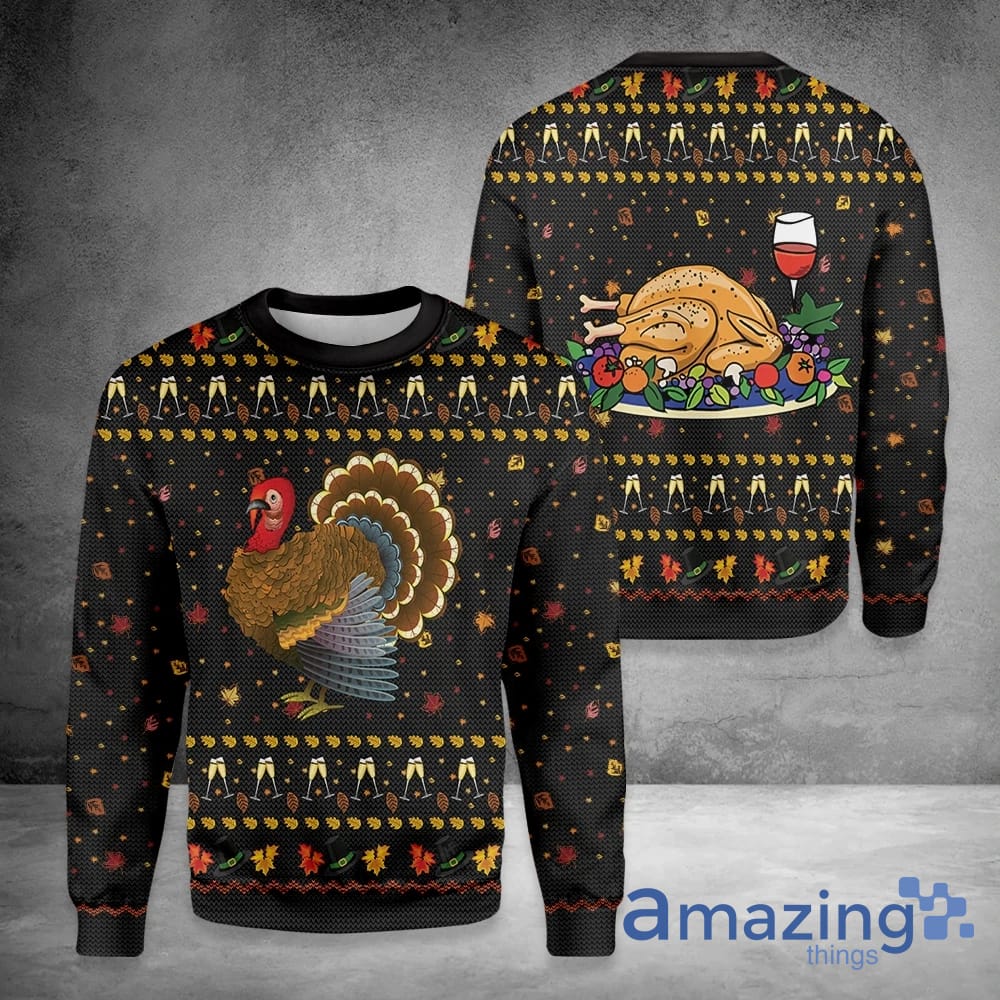 Thanksgiving Turkey Christmas Knitting Pattern Christmas Ugly Sweater