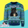 That’s What I Do I Drink Coffee I Hate People And I Knows Things Black Cat Ugly Christmas Sweater