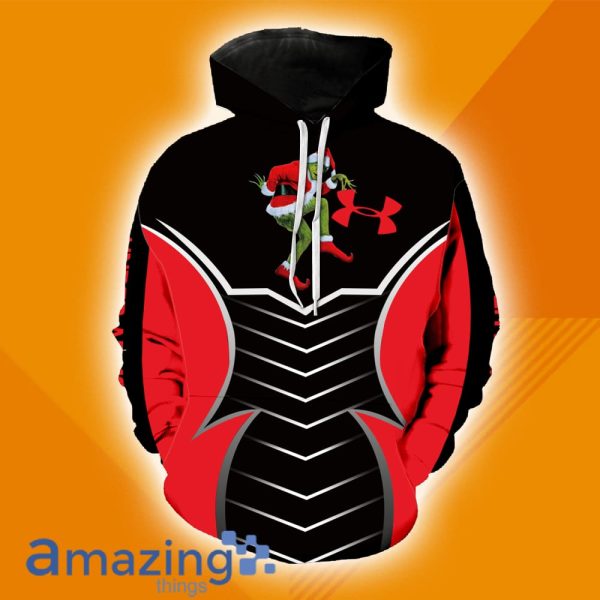 The Grinch Christmas And Under Armour All Over Print 3D Hoodie