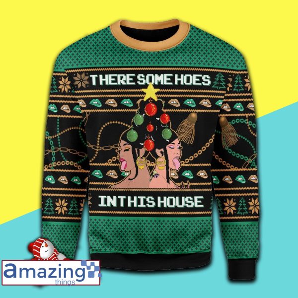 There Is A Christmas Hos In This House Christmas Knitting Pattern Christmas Ugly Sweater