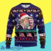 Trump On Covid Christmas Wool Material Sweater
