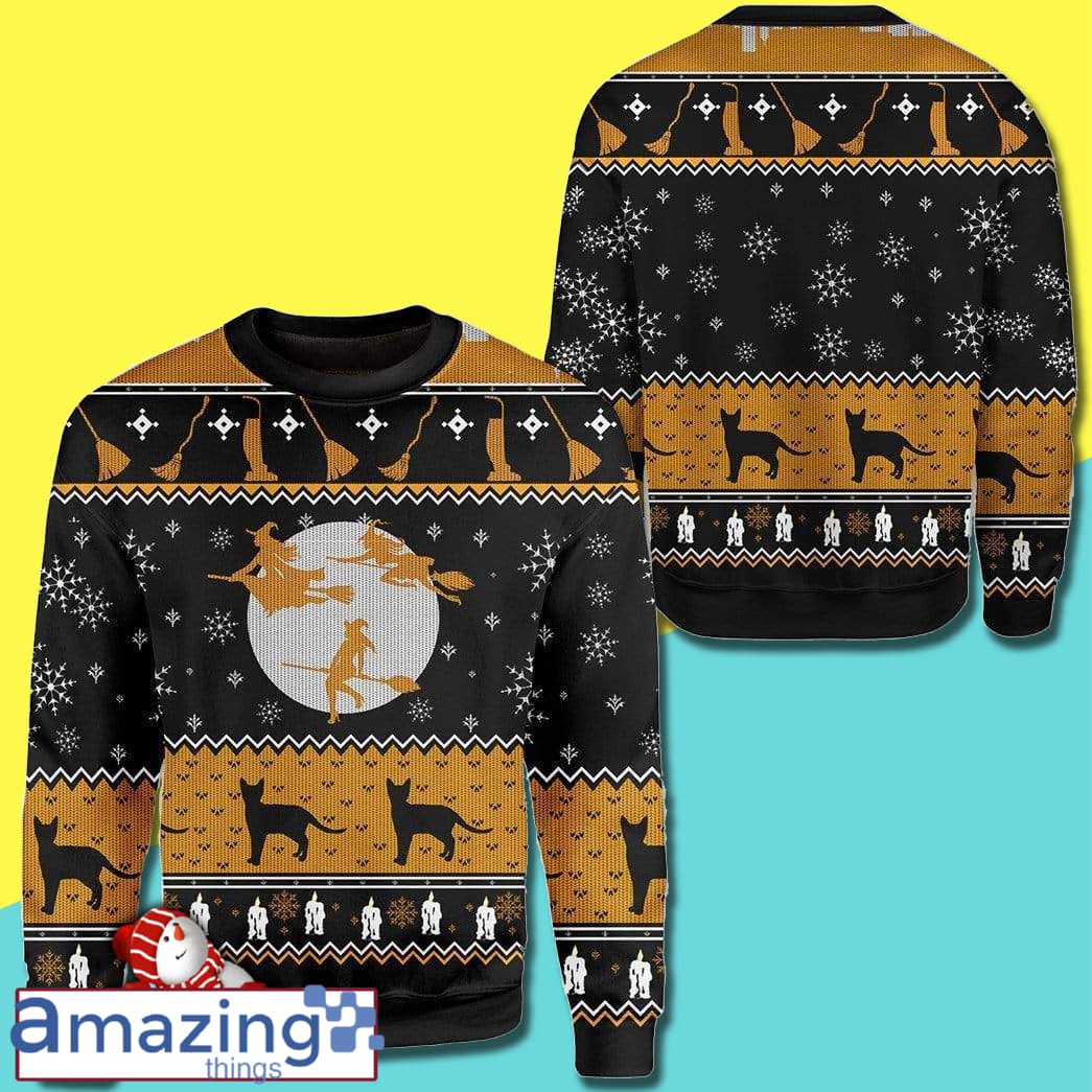 Witch Christmas Knitting Pattern Christmas Ugly Sweater