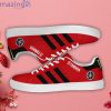 1St Yamaha Racing Black Striped Red Stan Smith Low Top Skate Shoes
