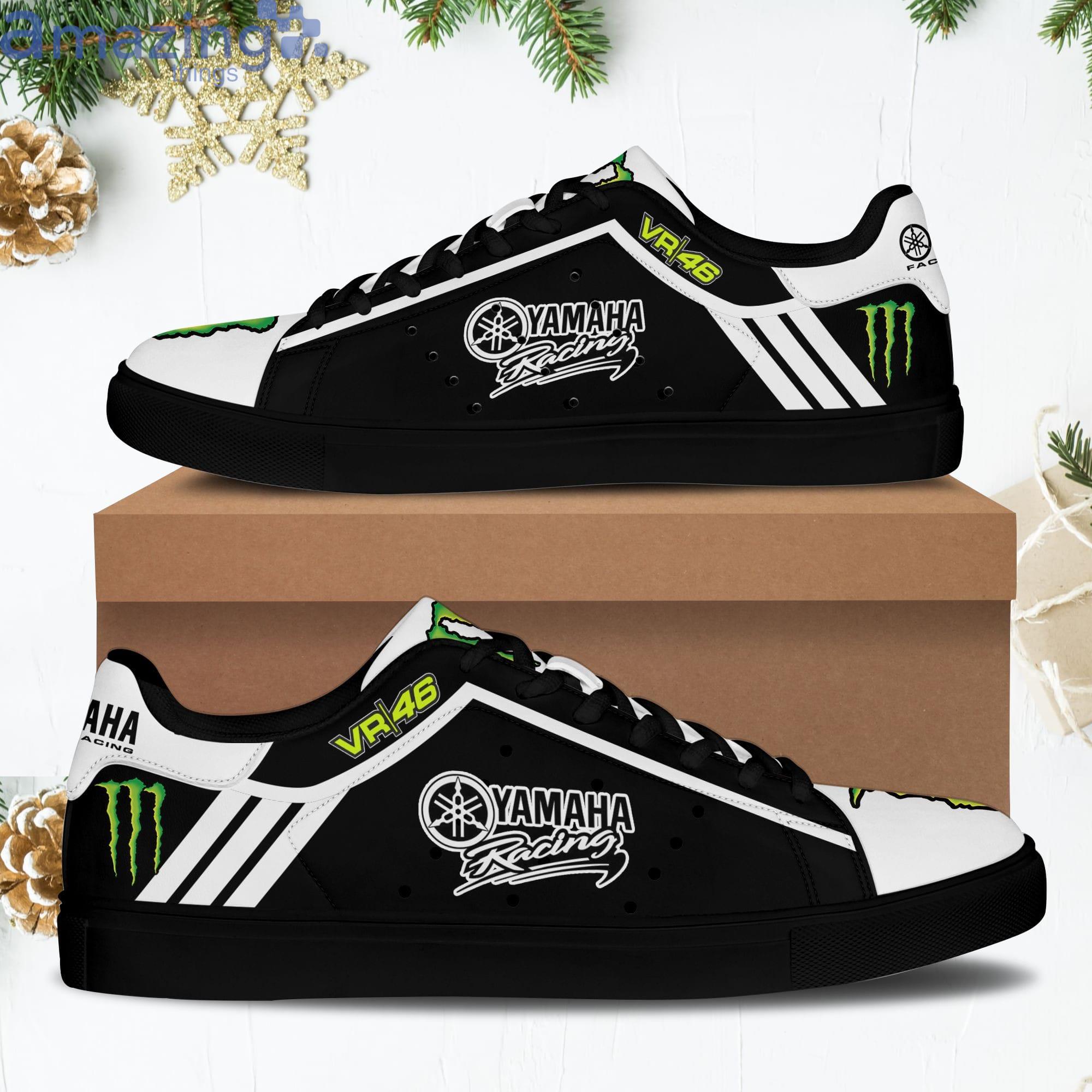 1St Yamaha Racing Cool White Stan Smith Low Top Skate Shoes image 1St Yamaha Racing Cool White Stan Smith Low Top Skate Shoes Product Photo 2