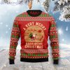 A Very Merry Quarantine Christmas Gift Ugly Christmas Sweater