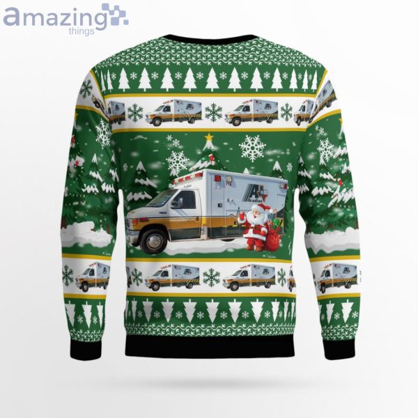 Acadian Ambulance Texas Ford E-450 Ambulance Christmas Sweater Product Photo 3
