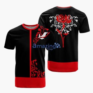 Adam Taurus Cosplay Costume Rwby Uniform Anime Merch Printed 3D T-Shirt