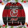 Ain’t No Laws When You Drink Budweiser With Claus Christmas Sweater