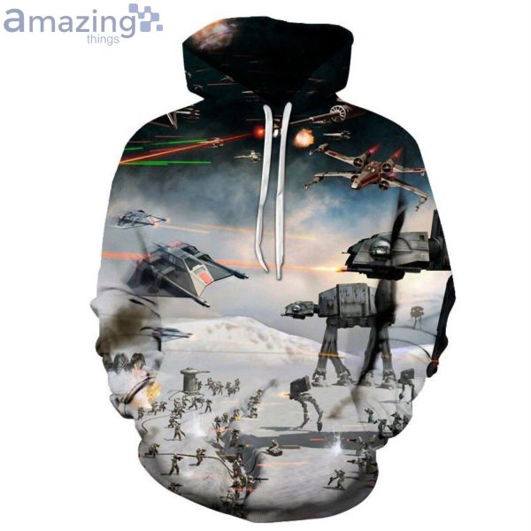 Aircraft Battle Star Wars All Over Print 3D Hoodieproduct photo 1