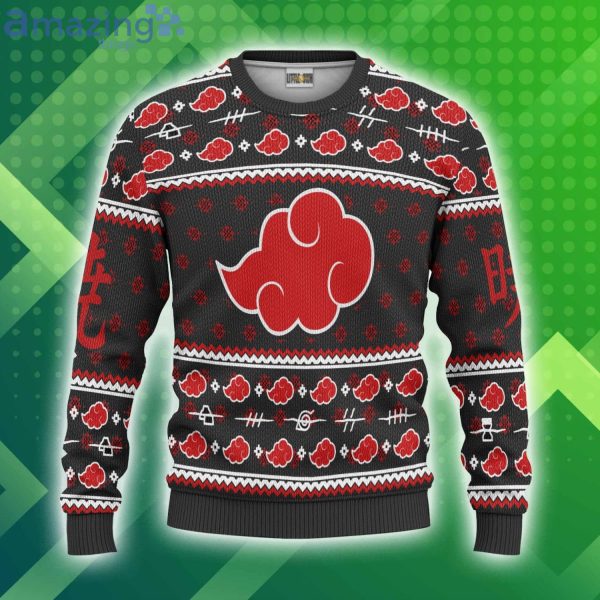 Akatsuki Cloud Naruto Ugly Anime 3D Sweater Sweater Custom Product Photo 1