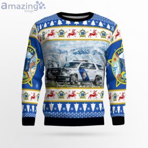 Alaska State Troopers Ford Interceptor Utility Christmas Sweater Product Photo 2