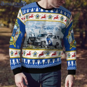 Alaska State Troopers Ford Interceptor Utility Christmas Sweater Product Photo 4