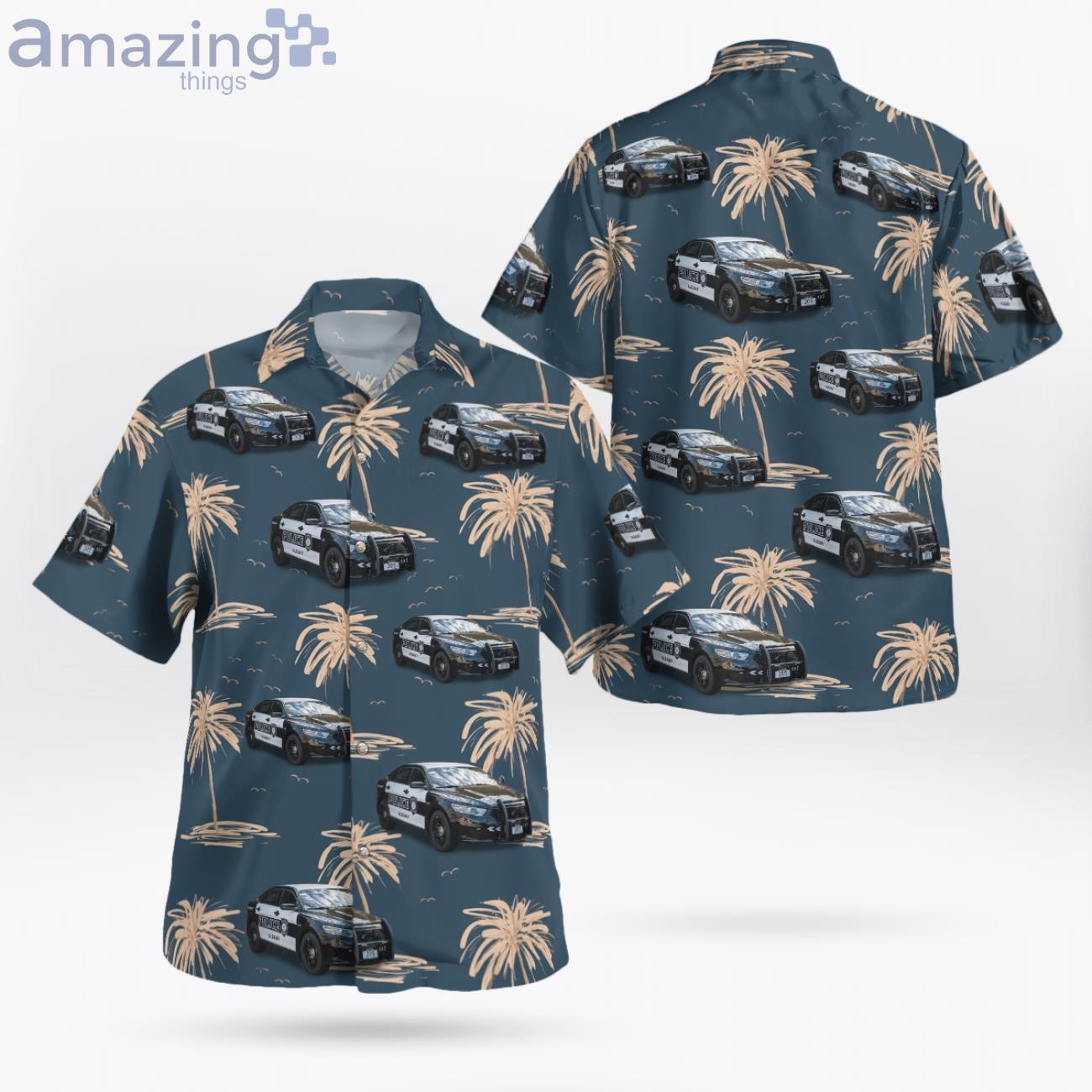 Albany New York Albany Police Department 2017 Ford Police Interceptor Hawaiian Shirt image Albany New York Albany Police Department 2017 Ford Police Interceptor Hawaiian Shirt Product Photo 1 Product photo 1