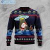 Alien And Santa Knitting Pattern Christmas Ugly Sweater