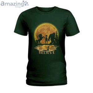 Alien Loch Ness Believe Ladies T-Shirt Product Photo 4