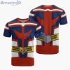 All Might Uniform My Hero Academia Anime Merch 3D T-Shirt