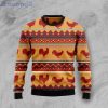 Amazing Chicken Pattern All Over Print Ugly Christmas Sweater