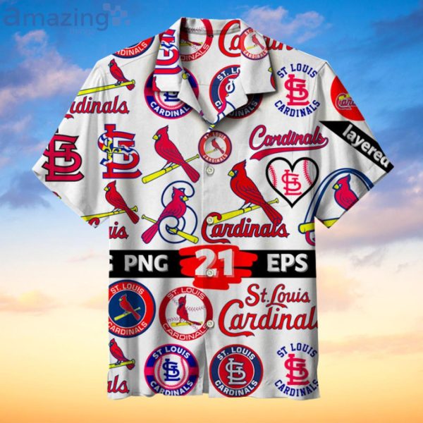 Amazing Saint Louis Cardinals Fans Gift Logo Sport Lover Red Hawaiian Shirt Product Photo 1