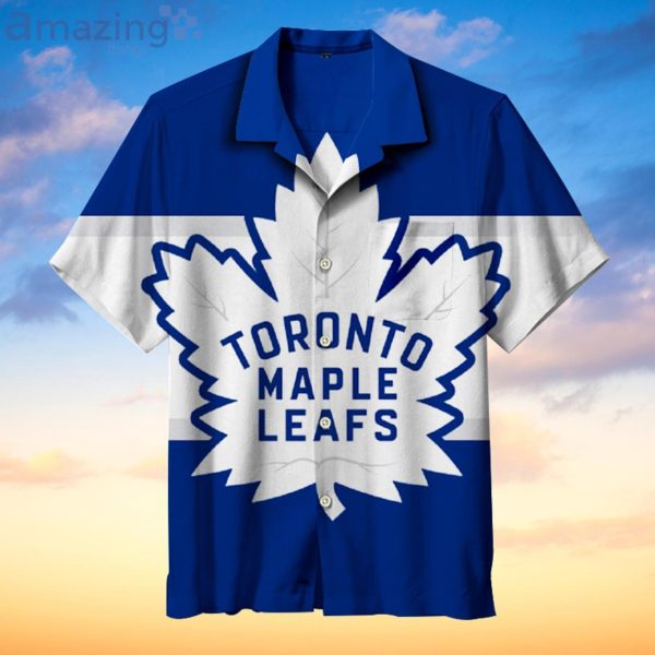 Amazing Toronto Maple Leaf Fans Gift Logo White And Blue Hawaiian Shirt Product Photo 1