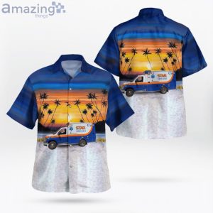 Ambulance Service Crawfordsville Indiana Ambulance Hawaiian Shirt Product Photo 1