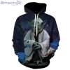 Anime Star Wars Yoda All Over Print 3D Hoodie