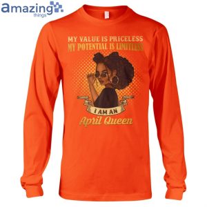 April Queen Her Value Is Priceless Ladies T Shirt image April Queen Her Value Is Priceless Ladies T-Shirt Product Photo 9