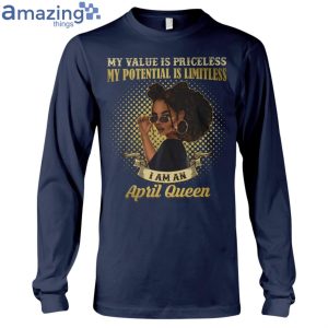 April Queen Her Value Is Priceless Ladies T Shirt image April Queen Her Value Is Priceless Ladies T-Shirt Product Photo 10