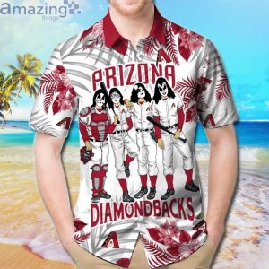 Arizona Diamondbacks & Kiss Fans Hawaiian Shirt For Men Womenproduct photo 1
