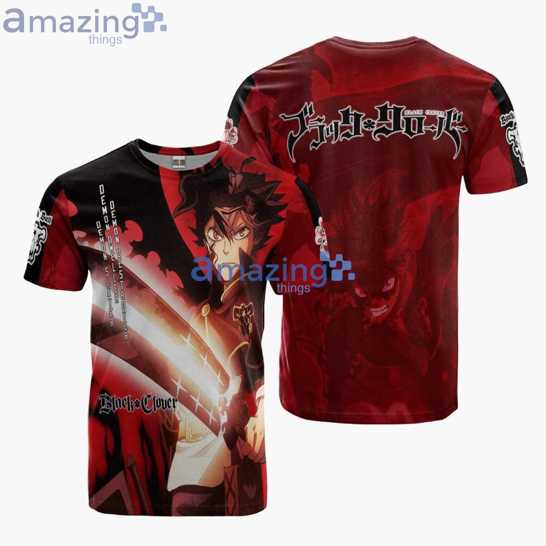 Black Clover Shirt, Black Clover T Shirt, Black Clover Anime