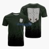 Attack On Titan Survey Corps Cosplay Costume Anime Merch Printed 3D T-Shirt