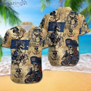 Auburn Tigers Pirates Fans Pirates Skull Hawaiian Shirtproduct photo 1