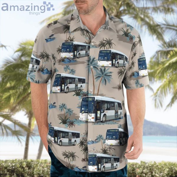 Australia Double-Decker Buses Bustech Mercedes-Benz O405Nh Hawaiian Shirt Product Photo 4