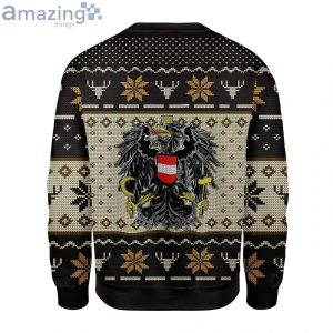 Austria Coat Of Arms Knitting Pattern Ugly Christmas Sweater Product Photo 2