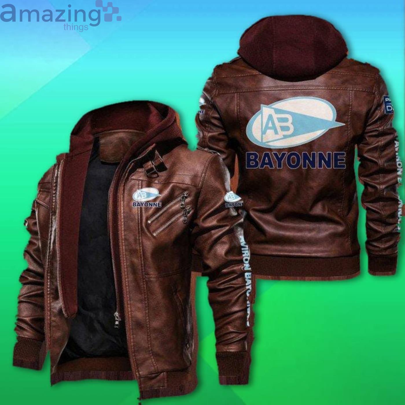 Aviron Bayonnais 2D Leather Jacket image Aviron Bayonnais 2D Leather Jacket Product Photo 2