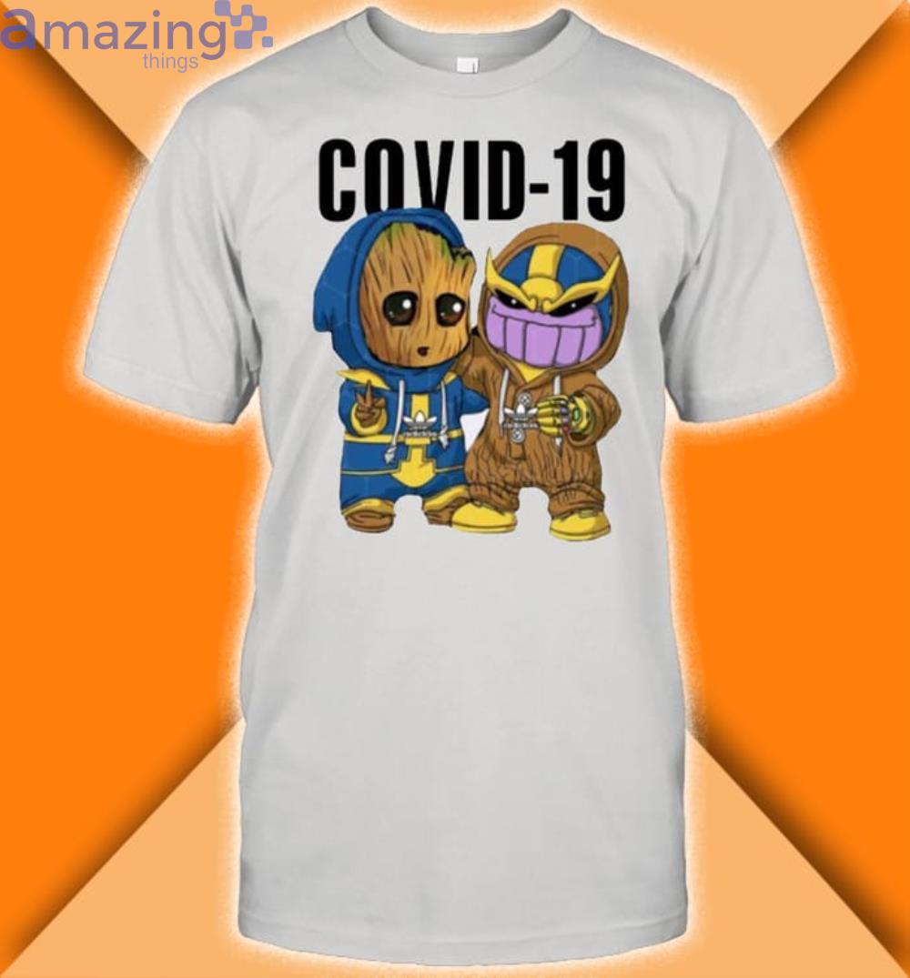 Baby Groot And Thanos Covid19 Shirt Product Photo 1
